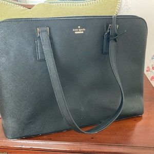 KATE SPADE LARGE WORK TOTE BLACK